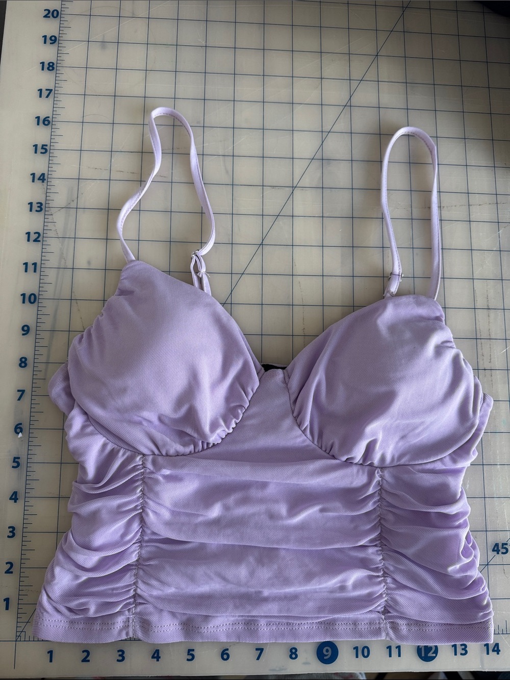 Forever 21 Lilac Ruched Camisole